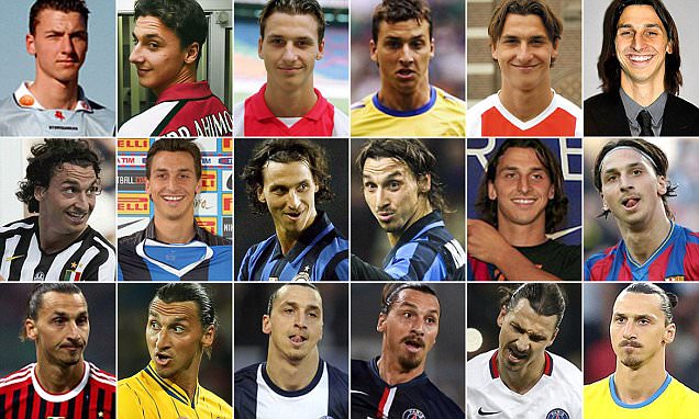 Perubahan Wajah Zlatan Ibrahimovic sejak Remaja Hingga Hari Ini